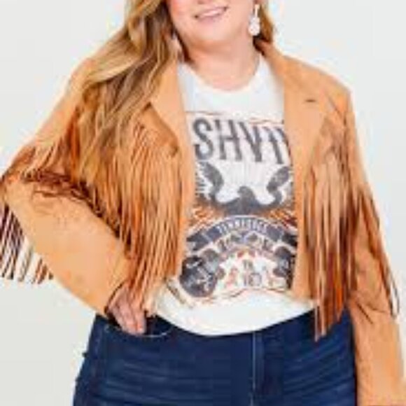 Arula Black Fringe Jacket - Picture 2 of 5